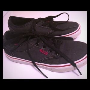 Boys’ Dark Gray Vans, barely worn! Sz 2.5